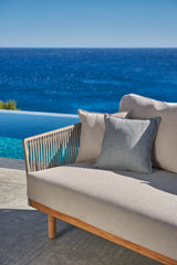 Diphano Newport Set de coussins pour Canapé Lounge 3 places (1x assise + 3x dossier + 5x déco)
