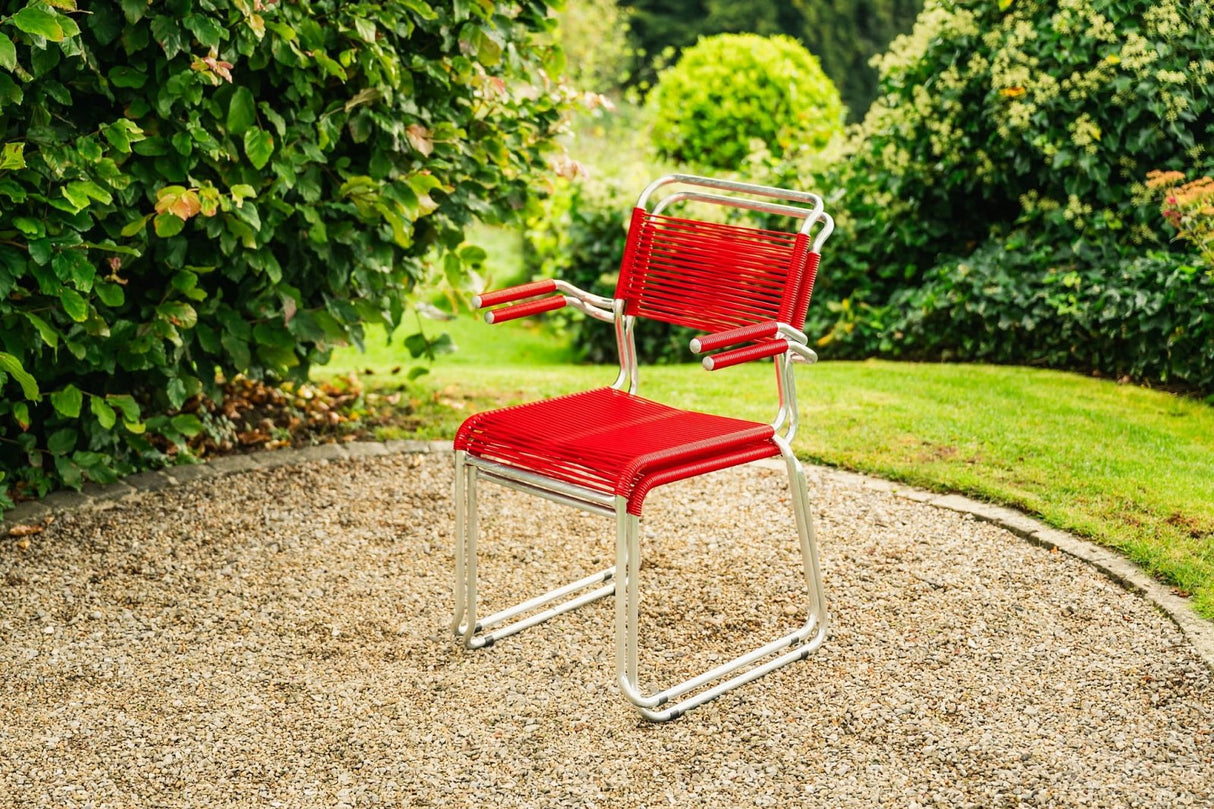 Schaffner Säntis Fauteuil repas Spaghetti pieds en luge