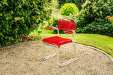 Schaffner Säntis Fauteuil repas Spaghetti pieds en luge