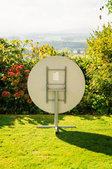 Schaffner Luzern table repas rabattable Ø90cm