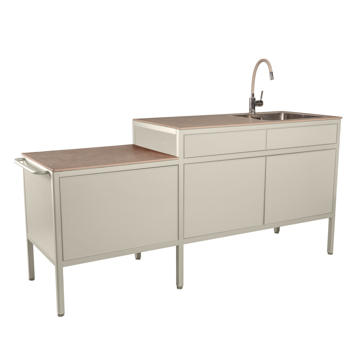 Fermob Goosto Cuisine la gourmande Gris argile A5