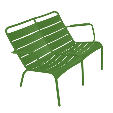 Fermob Luxembourg Fauteuil bas duo Vert croquant G7