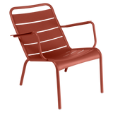 Fermob Luxembourg Fauteuil bas Ocre rouge 20