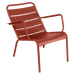 Fermob Luxembourg Fauteuil bas Ocre rouge 20