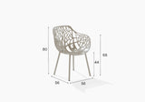 Fast Forest Fauteuil repas avec accoudoirs