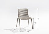 Fast Zebra Chaise repas