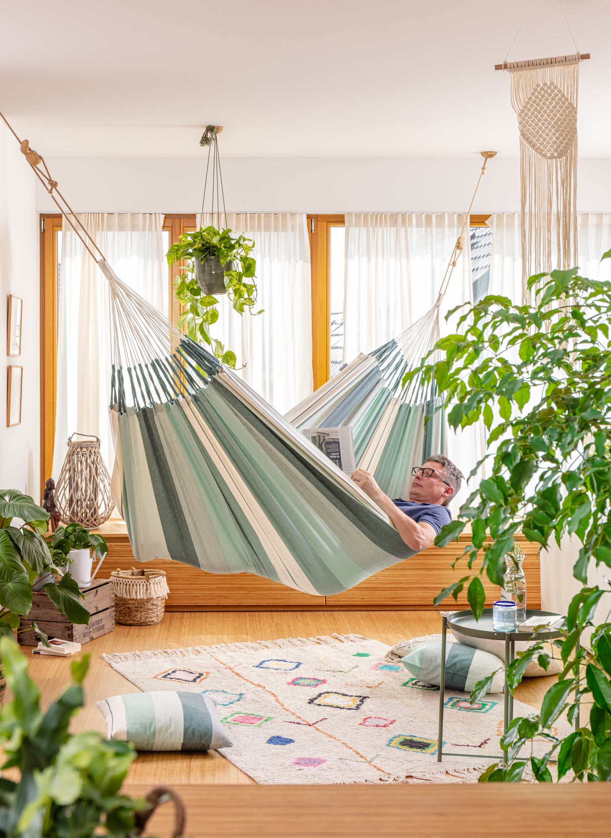 La Siesta Hamac Classique Modesta Kingsize 260x180cm / L:400cm Indoor