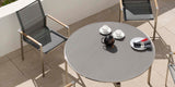 Barlow Tyrie Mercury Dining Table 120 (rund Ø120cm) Glasplatte