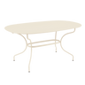 Fermob Opéra+ Table ovale 160 x 90cm Beige latte E8