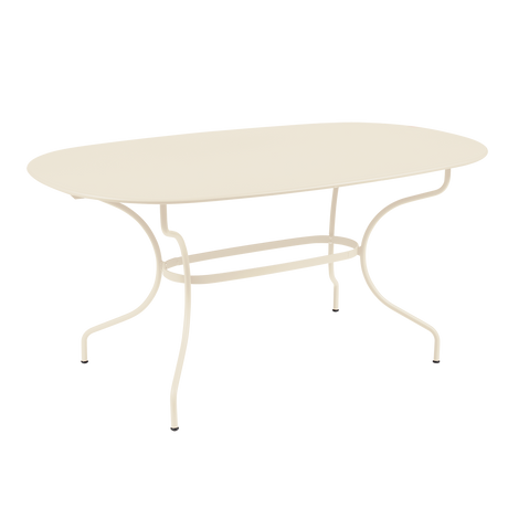 Fermob Opéra+ Table ovale 160 x 90cm Beige latte E8
