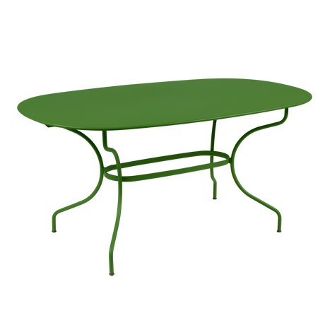 Fermob Opéra+ Table ovale 160 x 90cm Vert croquant G7