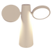 Fermob Oto Lampe H.27 Beige latte E8