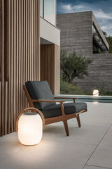 Gloster Bay Fauteuil club - Lounge Chair (Sepia Sling)