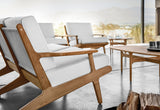 Gloster Bay Fauteuil club - Lounge Chair (Sepia Sling)