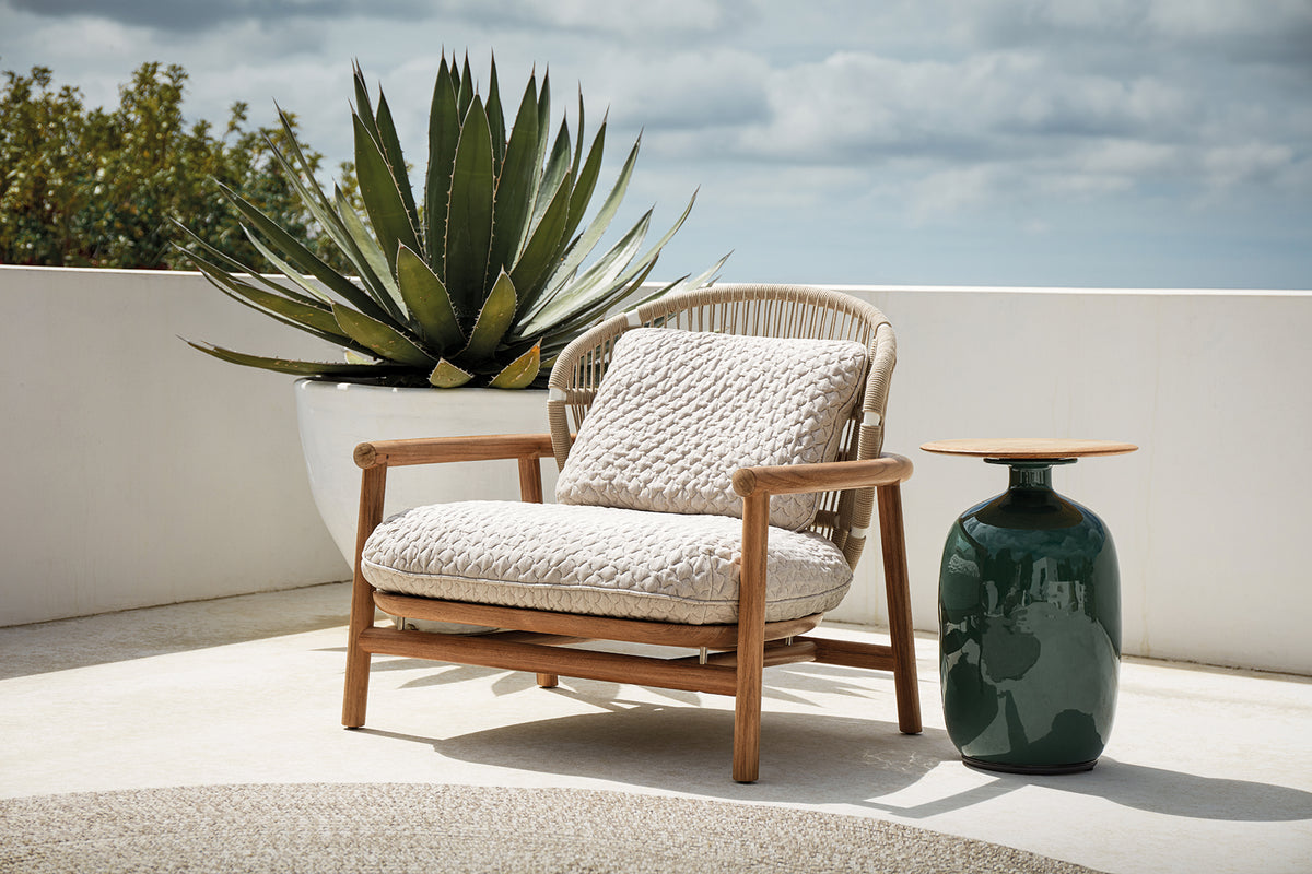 Gloster Fern Low Back Fauteuil club - Lounge Chair Bas dossier