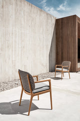 Gloster Kay Fauteuil repas avec accoudoirs Harvest
