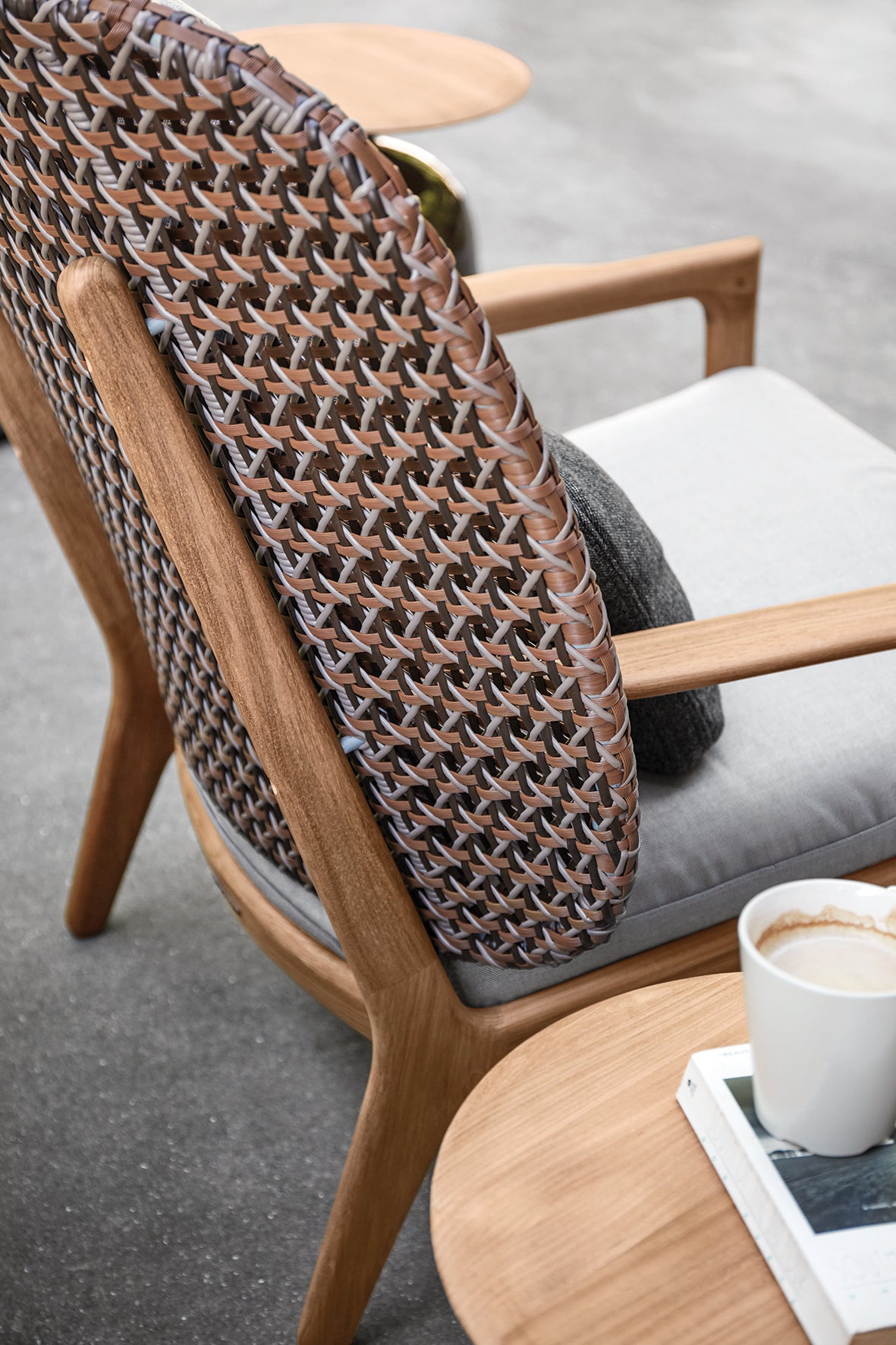Gloster Kay Fauteuil club - Lounge Chair Bas dossier Brindle