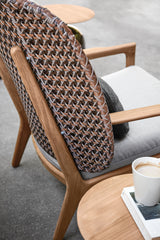 Gloster Kay Fauteuil club - Lounge Chair Bas dossier Brindle