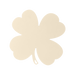 Fermob Trèfle Dessous de plat 27 x 27cm Beige latte E8