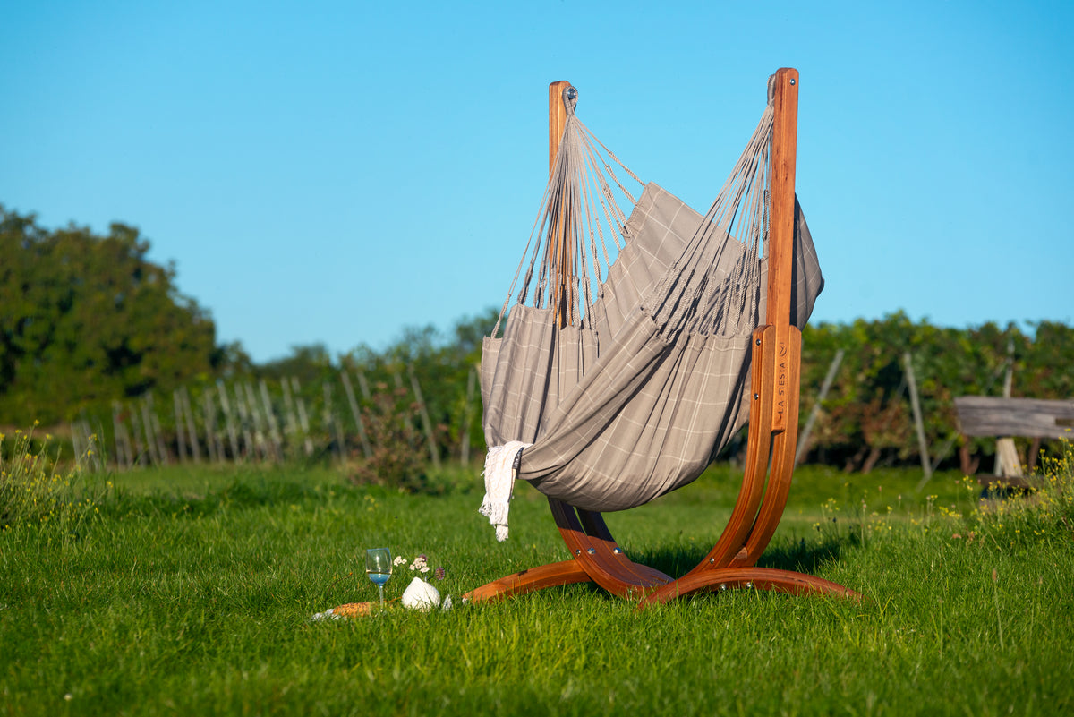 La Siesta Stuhl Hängematte mit Ständer Udine Comfort Outdoor 115 cm