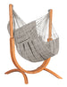 La Siesta Stuhl Hängematte mit Ständer Udine Comfort Outdoor 115 cm