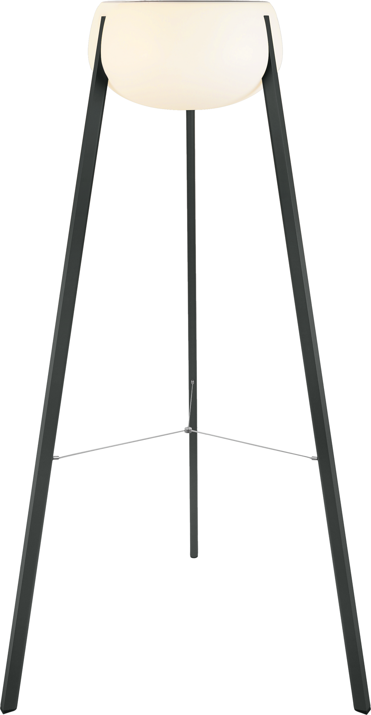 Fermob Yunos Lampadaire Solaire sans fil Carbone 47