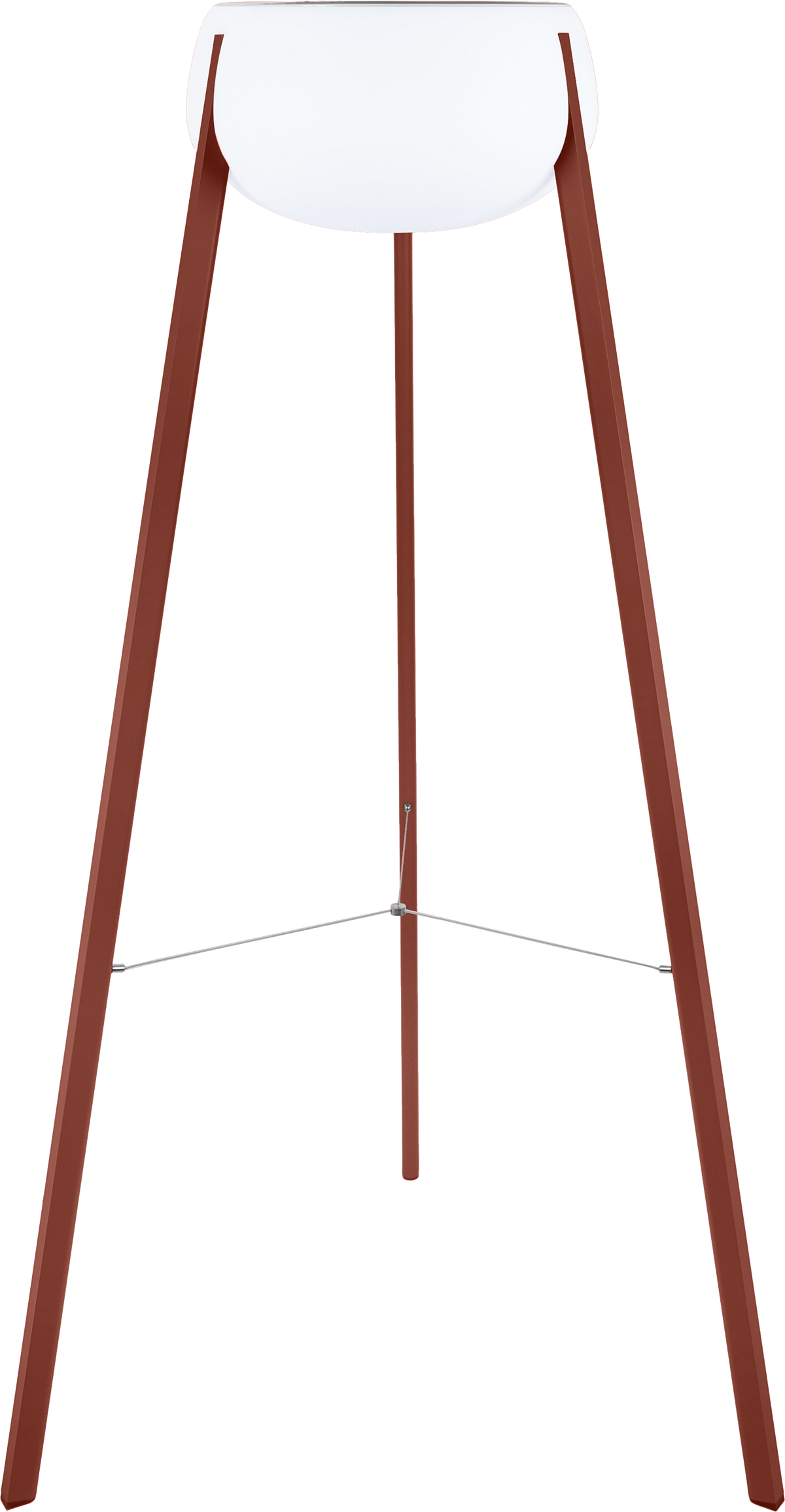 Fermob Yunos Lampadaire Solaire sans fil Ocre rouge 20