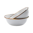 Barebones Enamel Bowl Set Ensemble de 2 bols Eggshell 