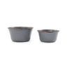 Barebones Enamel Mixing Bowl Set Ensemble de 2 bols Slate Grey 