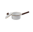 Barebones Enamel Saucepan Casserole Eggshell 