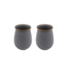 Barebones Enamel Tumbler Set Ensemble de 2 gobelets 473ml Slate Grey 