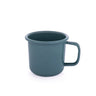 Barebones Rolled Enamel Mug Blue 