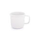 Barebones Rolled Enamel Mug White 