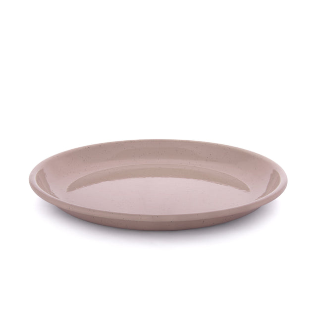 Barebones Rolled Enamel Plate Rose 