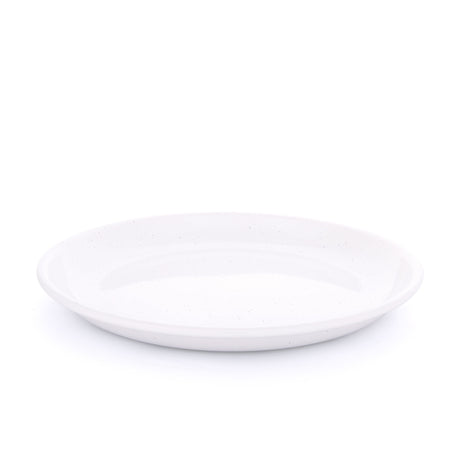 Barebones Rolled Enamel Plate White 