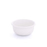 Barebones Rolled Enamel Side Bowl White 