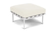 Barlow Tyrie Around Deep Seating Repose-pieds avec coussin Armature Artic White Natural 5404V Laminé Waterproof 