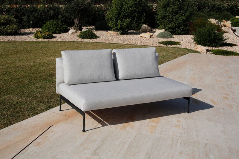 Barlow Tyrie Layout Deep Seating Double Bench - Double seat with back - avec coussins 