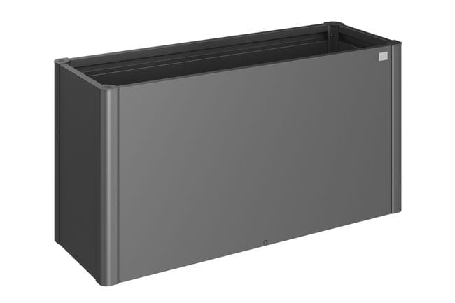 Biohort Belvedere Bac à plantes 150 (152x53cm) 77cm MAXI Gris foncé métallique