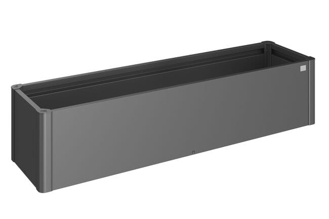 Biohort Belvedere Bac à plantes 200 (201x53cm) 45cm MINI Gris foncé métallique