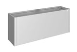 Biohort Belvedere Bac à plantes 200 (201x53cm) 77cm MAXI Argent métallique