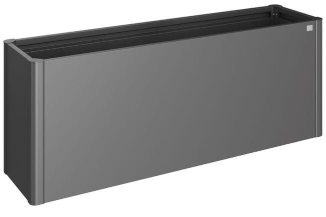 Biohort Belvedere Bac à plantes 200 (201x53cm) 77cm MAXI Gris foncé métallique