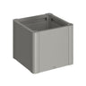 Biohort Belvedere Bac à plantes 50 (53x53cm) 45cm MINI Gris quartz métallique