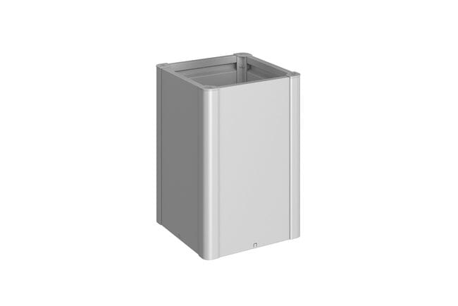 Biohort Belvedere Bac à plantes 50 (53x53cm) 77cm MAXI Argent métallique