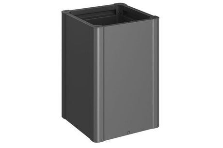Biohort Belvedere Bac à plantes 50 (53x53cm) 77cm MAXI Gris foncé métallique