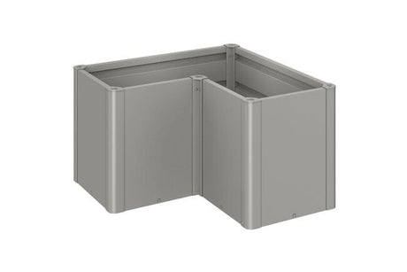Biohort Belvedere Bac à plantes L100 (102x102cm) L-Form 61cm MIDI Gris quartz métallique