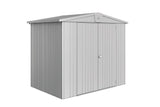 Biohort Europa Abri de jardin Taille 3 (244x156cm, H:203cm) Argent métallique 