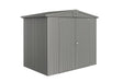 Biohort Europa Abri de jardin Taille 3 (244x156cm, H:203cm) Gris quartz métallique 