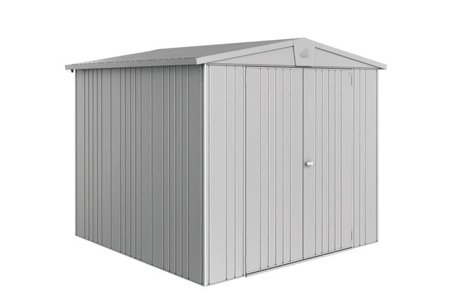 Biohort Europa Abri de jardin Taille 4 (244x228cm, H:203cm) Argent métallique 