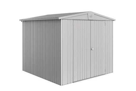 Biohort Europa Abri de jardin Taille 4 (244x228cm, H:203cm) Argent métallique 